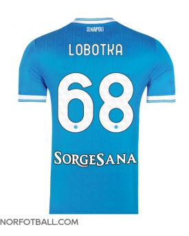 Billige Fotballdrakt SSC Napoli Stanislav Lobotka #68 Replika Hjemmedrakt 2025-26 Kortermet